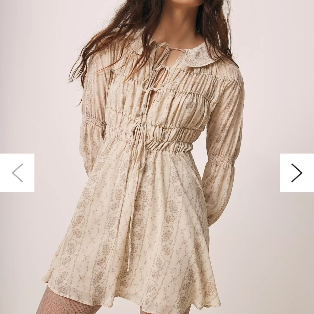 Kimchi Blue Lonie Smocked Mini Dress